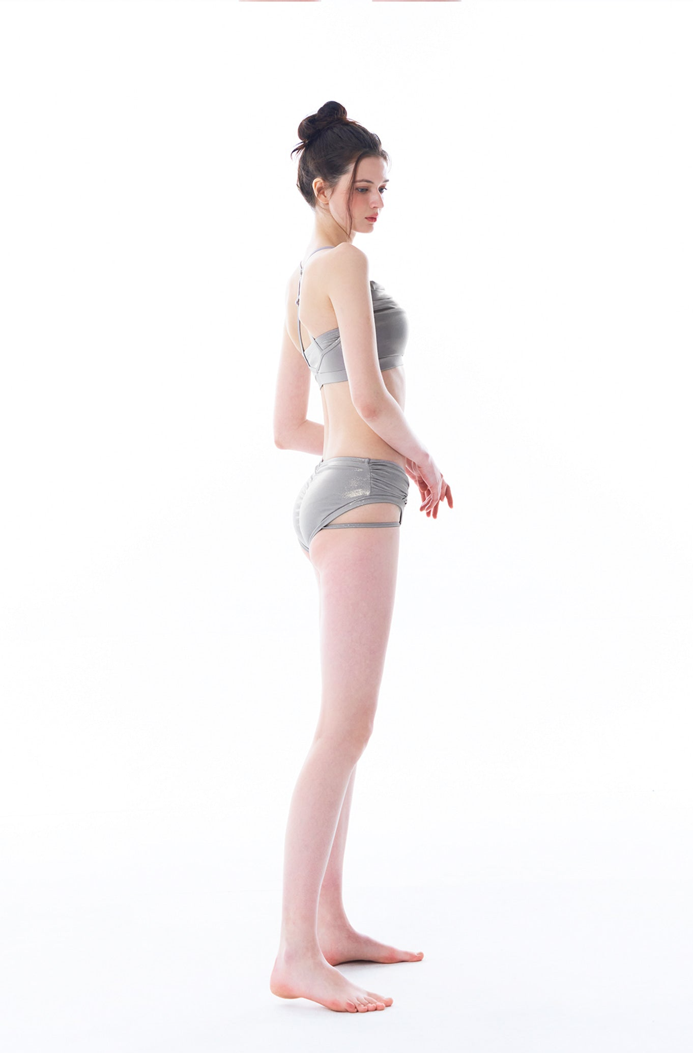 Nyumune Drape Pole Wear Set - Pearl Gray