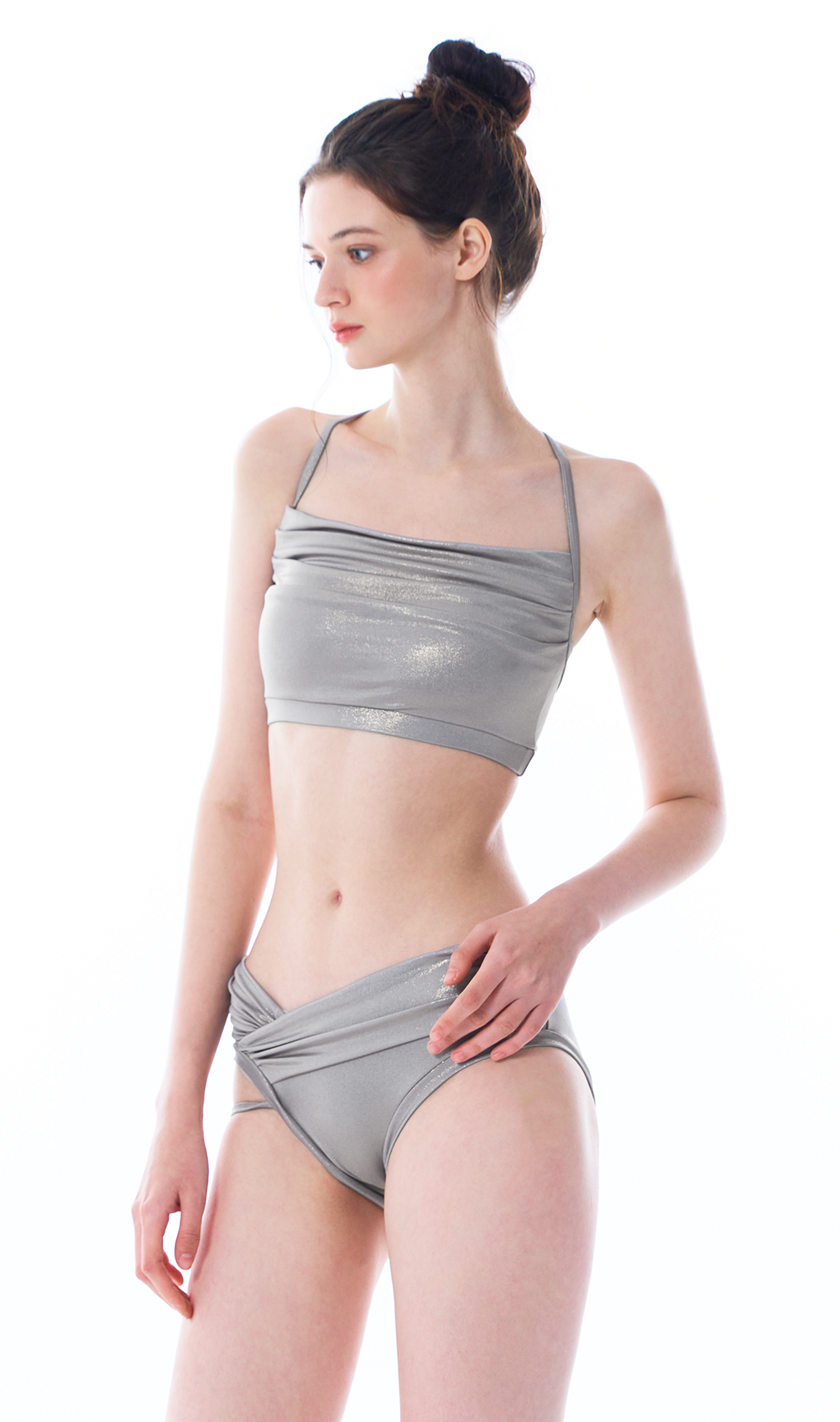 Nyumune Drape Pole Wear Set - Pearl Gray